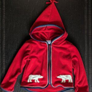 Hanna Andersson Baby Embroidered Fleece Jacket